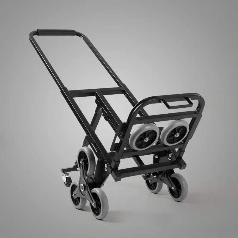 Large iron ladder cart, luggage cart, shopping cart, handcart Specification image