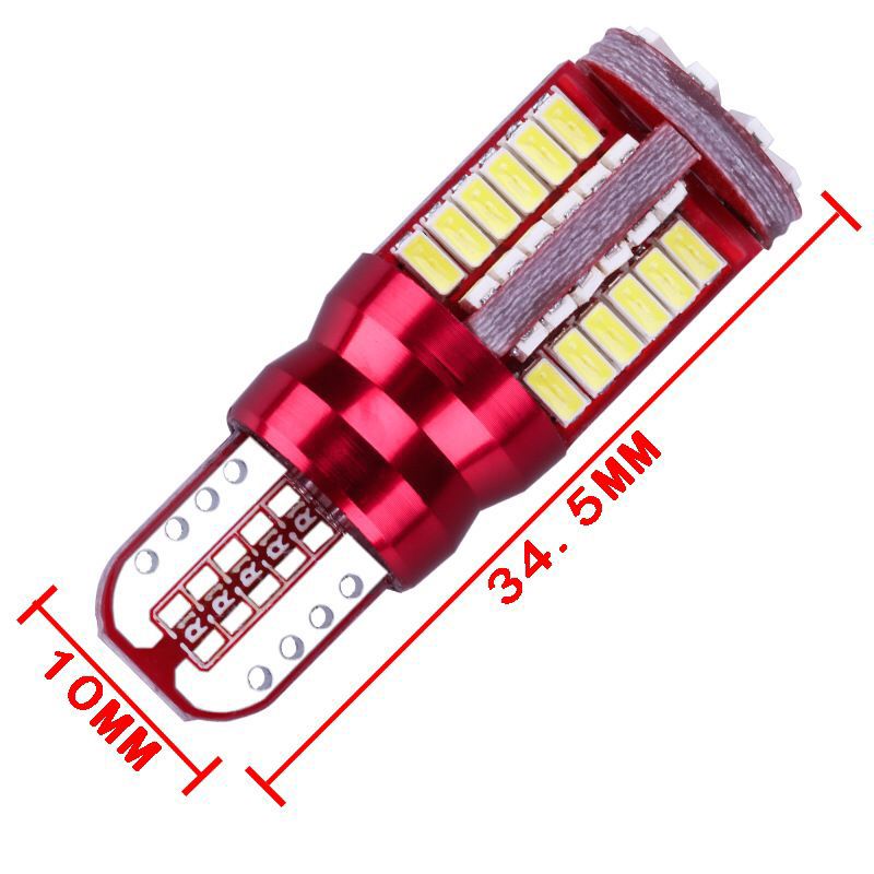 T10 3014 car decoding headlight 57SMD Stepless led door light Width indicator light Decoding light Application Scenario
