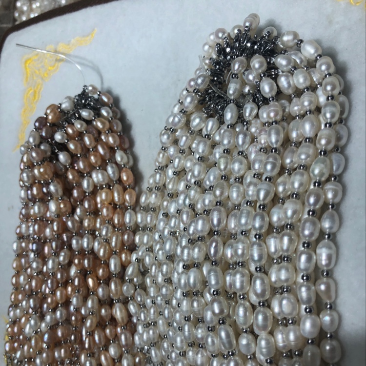 6-7mm米形手链新款时尚百搭