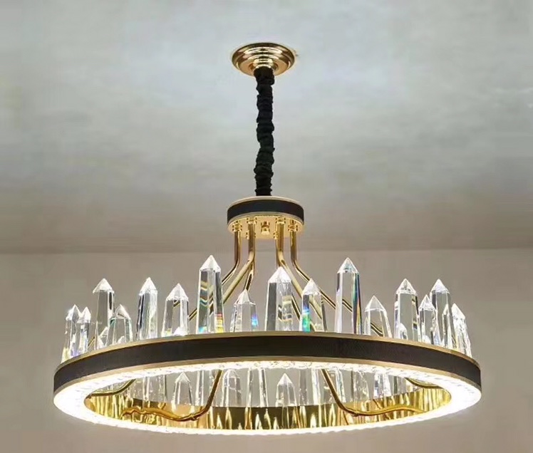 轻奢 水晶吊灯客厅欧式大气卧室餐厅简约现代