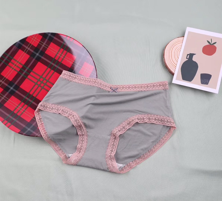 K6613 Mousse Cotton Soft And Warm Romantic Girl High Elastic Low Waist Price Superior Box Underwear undefined