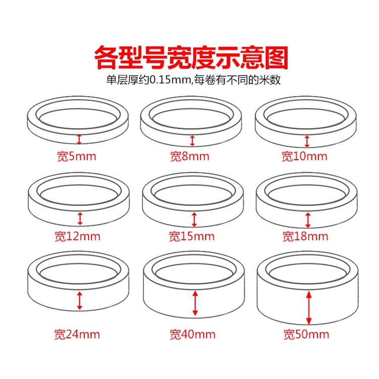 美纹纸胶带白底实物图