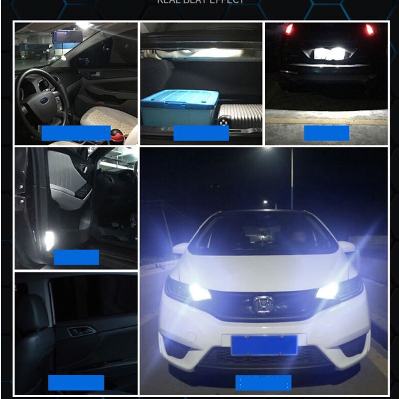 Automotive led light canbus decoding T10 5630 6SMD W5W led width indicator light pic 5