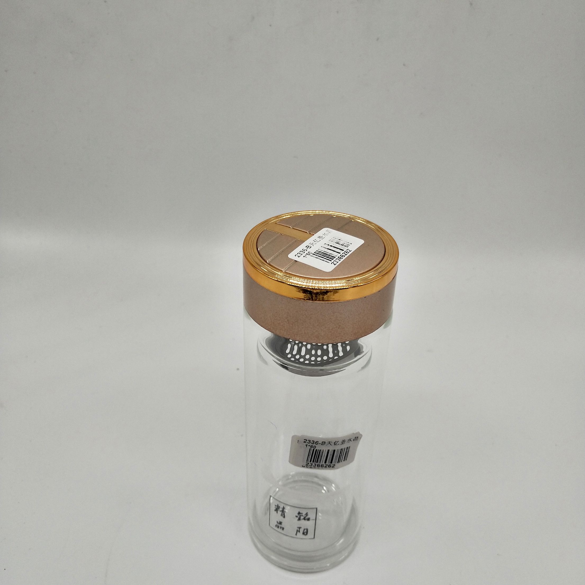 2336-b天亿盖水晶盖杯办公室茶杯水杯