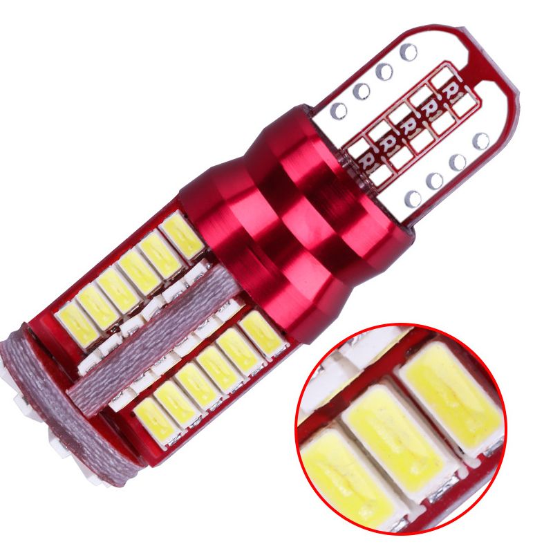 T10 3014 car decoding headlight 57SMD Stepless led door light Width indicator light Decoding light pic 3