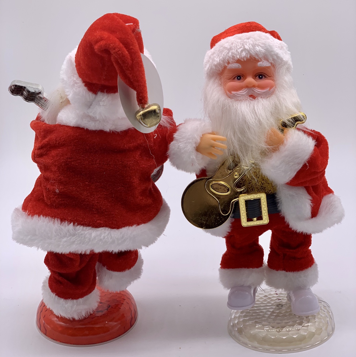 A 30-centimeter rotating guitar dancing Santa Claus details Picture