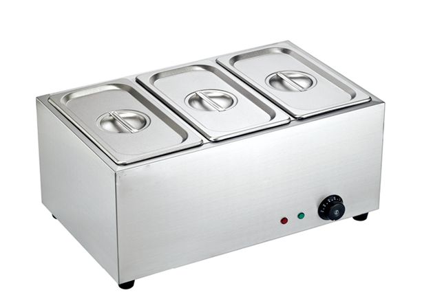 Three electric bain marie soup tank deep soup stove warm soup stove heat preservation sale rice platform