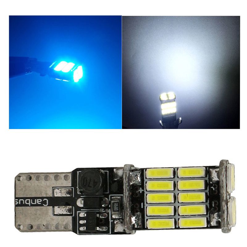 Foreign trade Canbus decoding W5W 194 T10 4014 26smd automotive LED width indicator bulb license plate light 12V pic 2