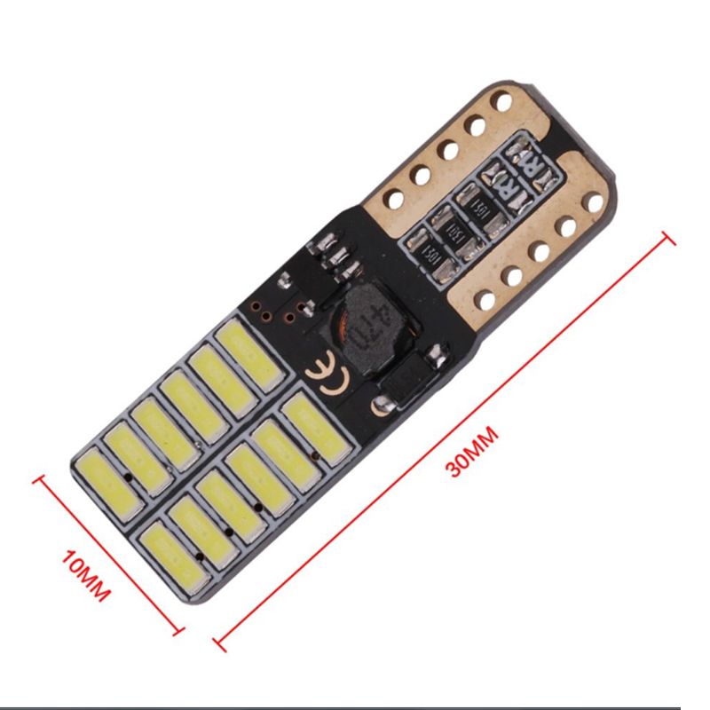 T10 4014 24smd car. Truck Led high-brightness constant current decoding stepless double-sided light, 12V-30V detail image 5