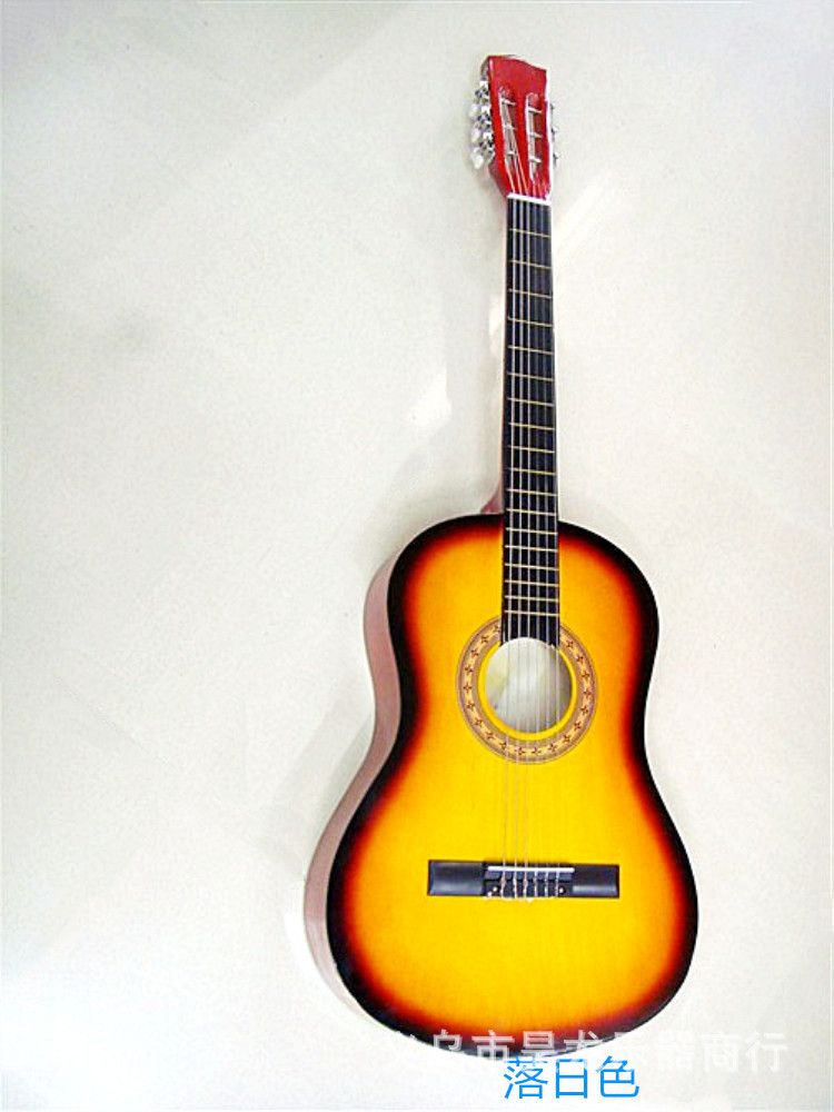 吉他38寸木吉他 便宜练习吉他 圆角吉他 缺角吉他 必须10倍数发货详情图4