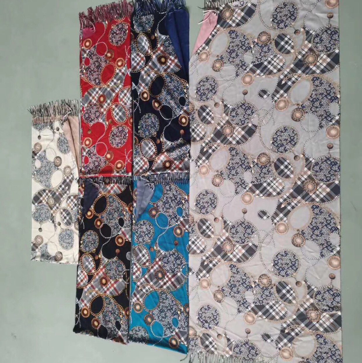 Digital Print Double Shawl Scarf