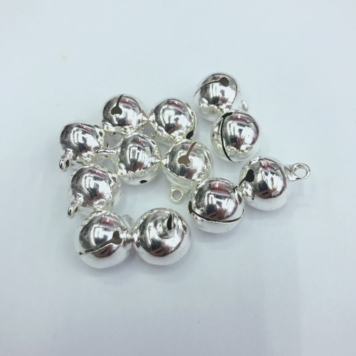 Metallic copper silver bell, D1Y accessories, bag key chain accessories, pet chain accessories thumbnail