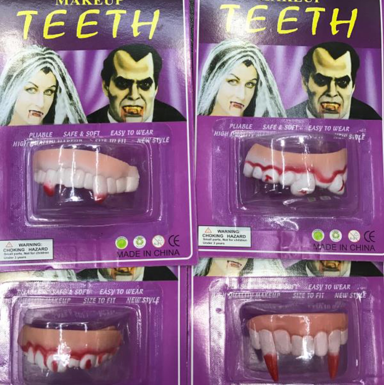 本厂专业生产 整人搞笑玩具 万圣节 狂欢节  节日玩具 单层假牙混细节图