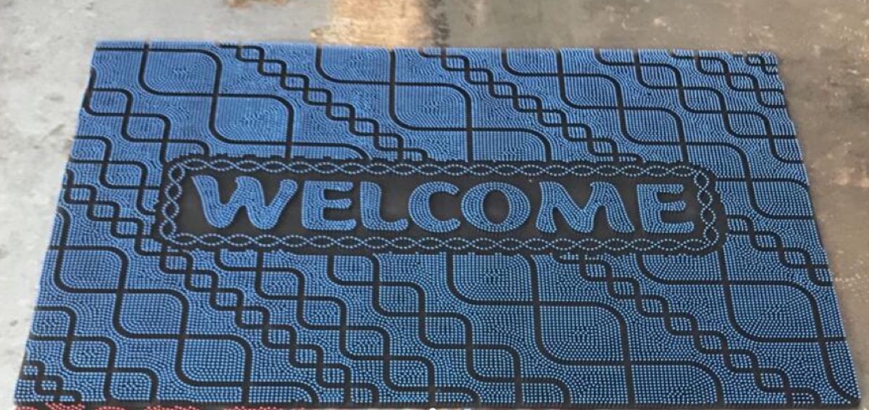 Rubber floor mat 3858cm