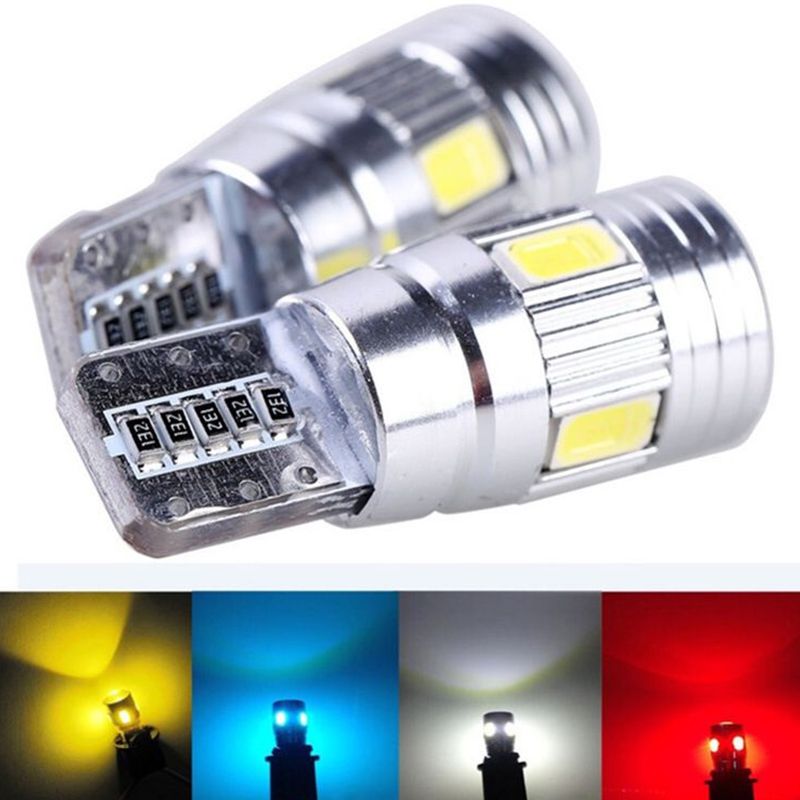 Automotive led light canbus decoding T10 5630 6SMD W5W led width indicator light Specification image