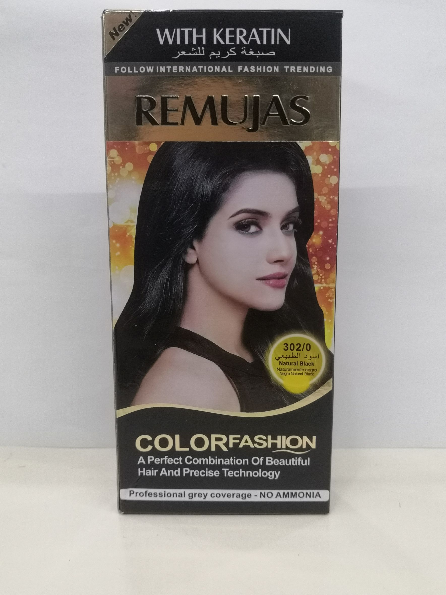 60ml*2 Black box REMUJAS hair dye Natural Black thumbnail