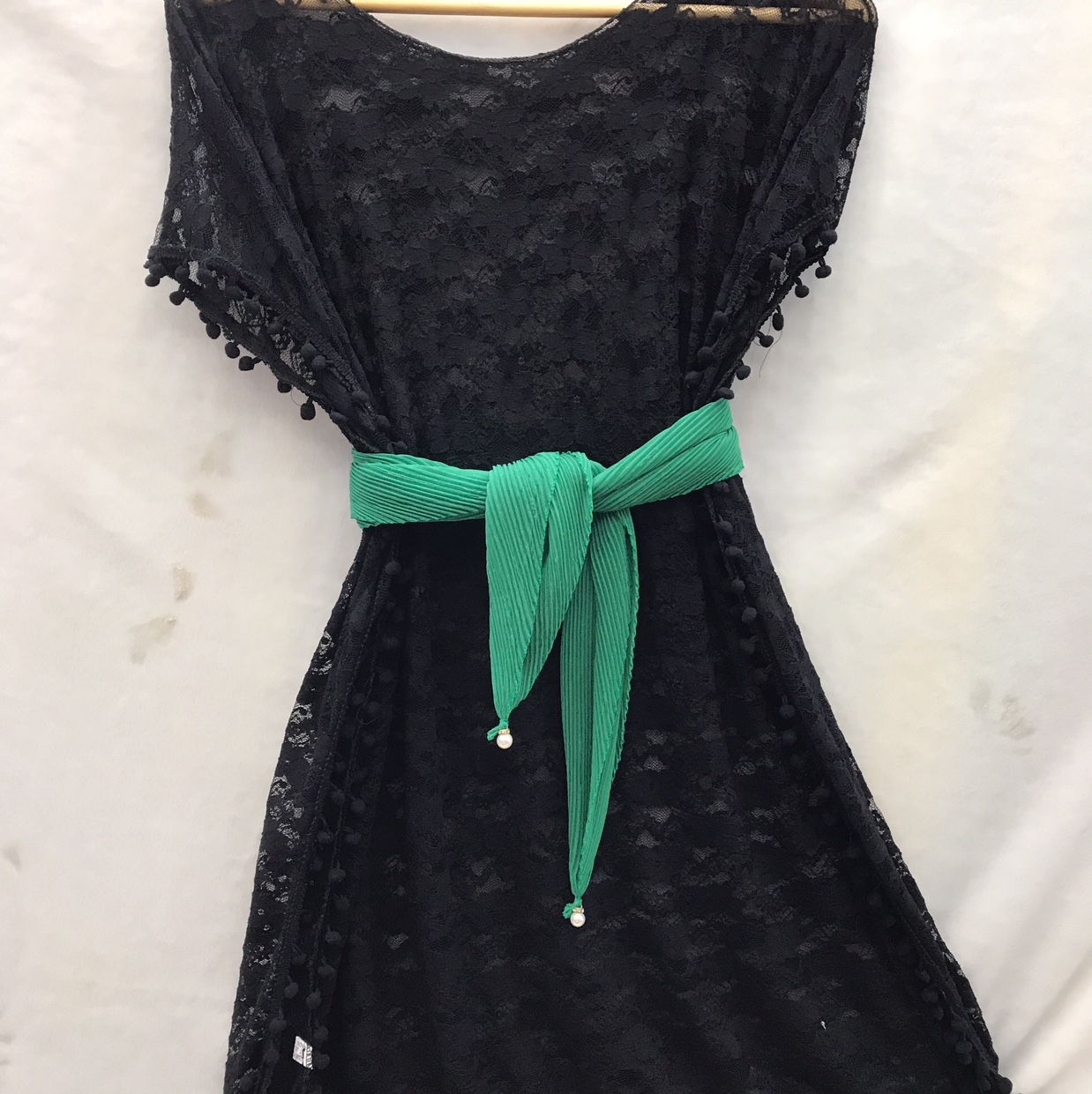 Small wool ball lace smock thumbnail