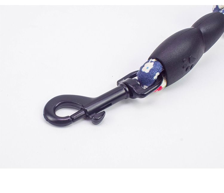 猫咪牵引绳厂家批发 和风印花猫咪胸背带牵引绳 工字型遛猫绳圆绳详情图14