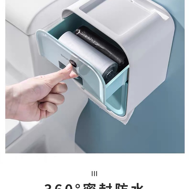 1627卫生间垃圾桶家用带盖洗手间抽纸巾盒厕所卷纸盒详情图10