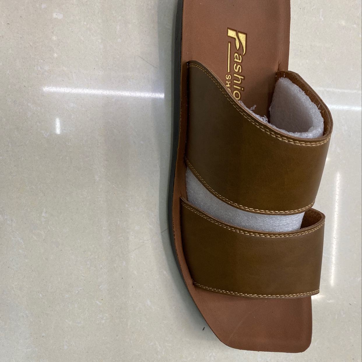 Yellow men's slippers thumbnail