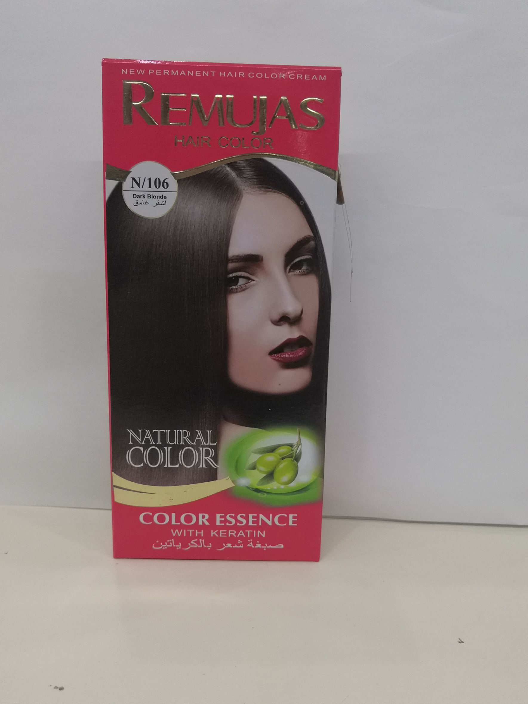 60ml*2 red box REMUJAS hair dye Dark Blonde thumbnail