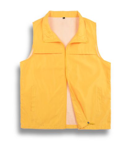 High-end premium composite volunteer full-edge vests, wholesale volunteer advertising vests with logo printing Application Scenario