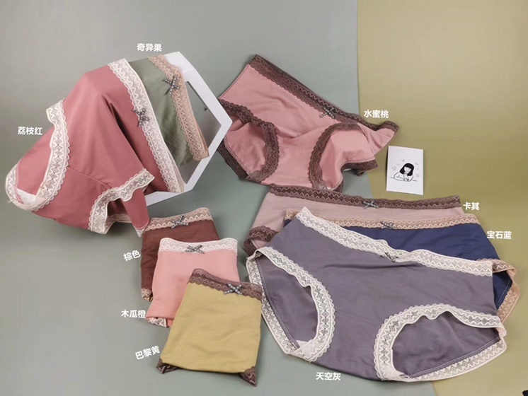 K6613 Mousse Cotton Soft And Warm Romantic Girl High Elastic Low Waist Price Superior Box Underwear