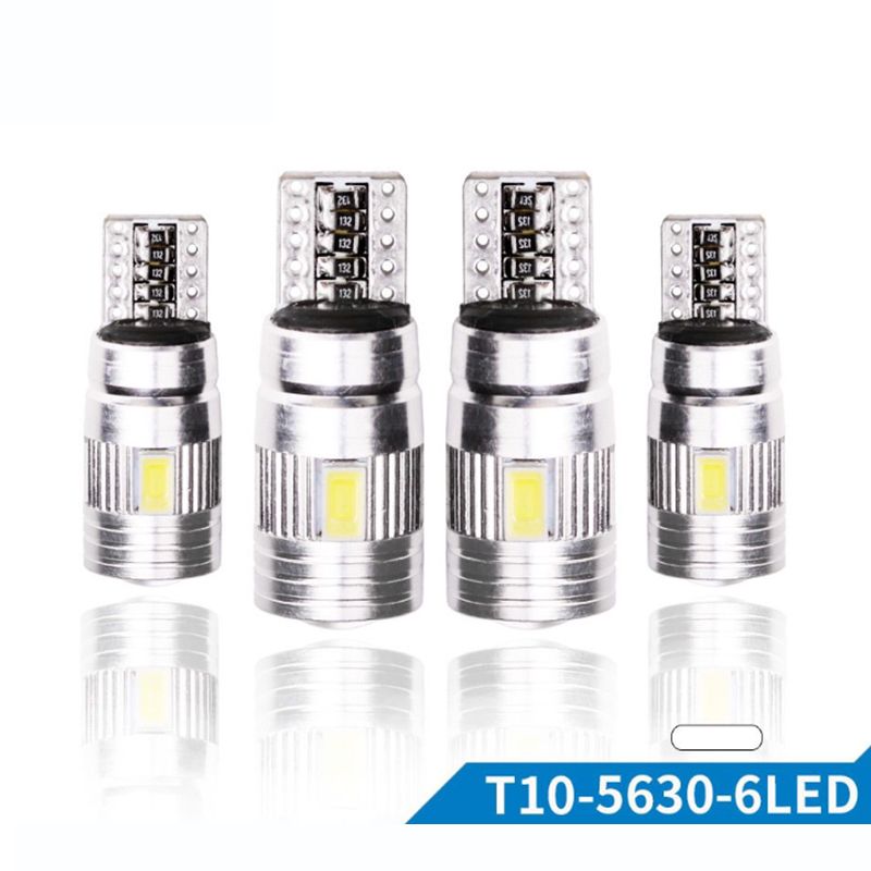 Automotive led light canbus decoding T10 5630 6SMD W5W led width indicator light