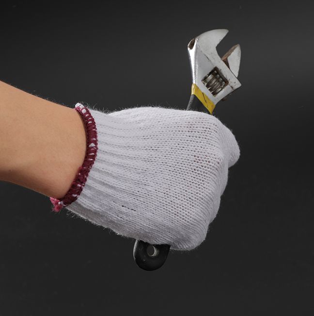 White gauze labor protection gloves