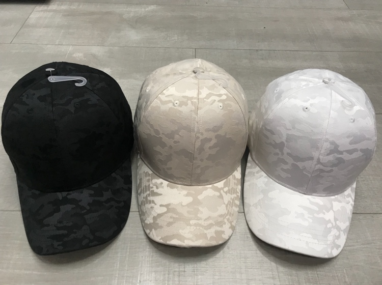 Jacquard camouflage satin baseball cap thumbnail