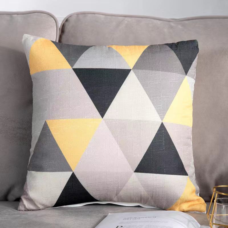 Pure cotton pillowcase, cotton fabric pillowcase, home chair cushion, small accessory, floral fabric pillowcase, embroidered pillowcase 1