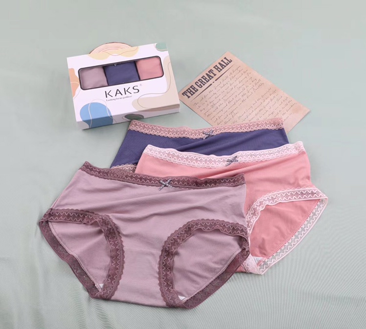 K6613 Mousse Cotton Soft And Warm Romantic Girl High Elastic Low Waist Price Superior Box Underwear Specification drawing