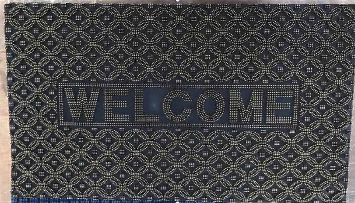 Rubber floor mat ~ 1