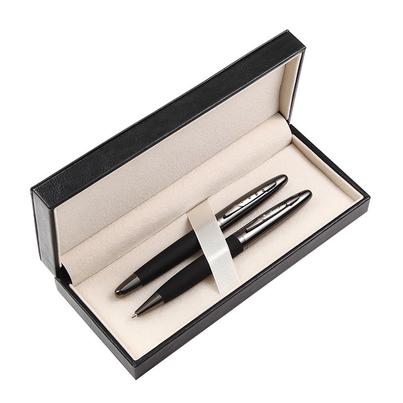 欣昊笔墨用品办公书写批发金属笔高档礼品对笔