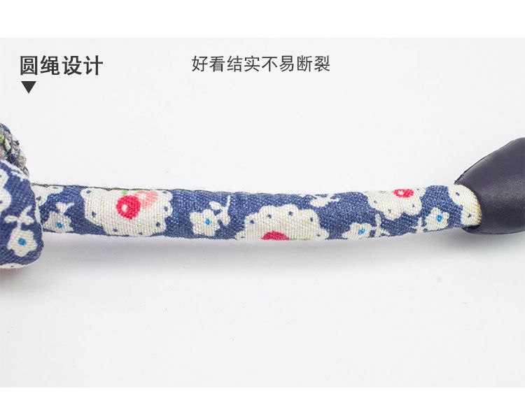 猫咪牵引绳厂家批发 和风印花猫咪胸背带牵引绳 工字型遛猫绳圆绳详情图9