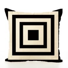 Artistic and simple car throw pillows, creative tropical rainforest series throw pillow covers, office lumbar support throw pillows, custom wholesale 3