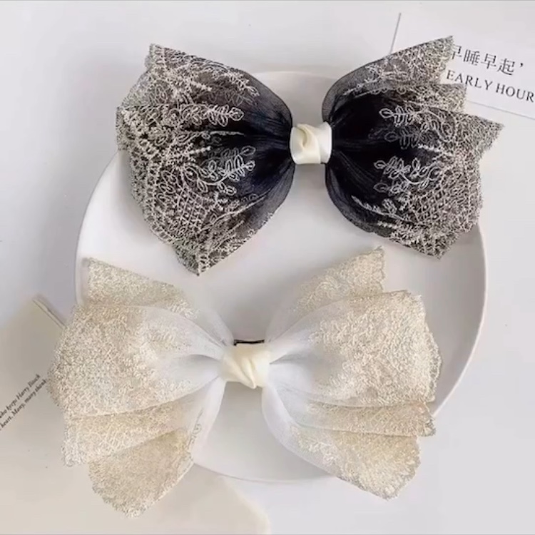 Lace bow hairpin recommendations for Internet celebrities