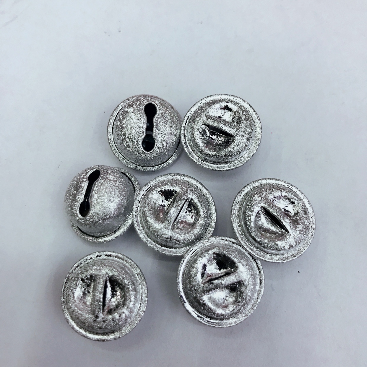 Vacuum frosted straight round bell, D1Y jewelry accessories, bracelet and anklet accessories, Chinese knot accessories undefined