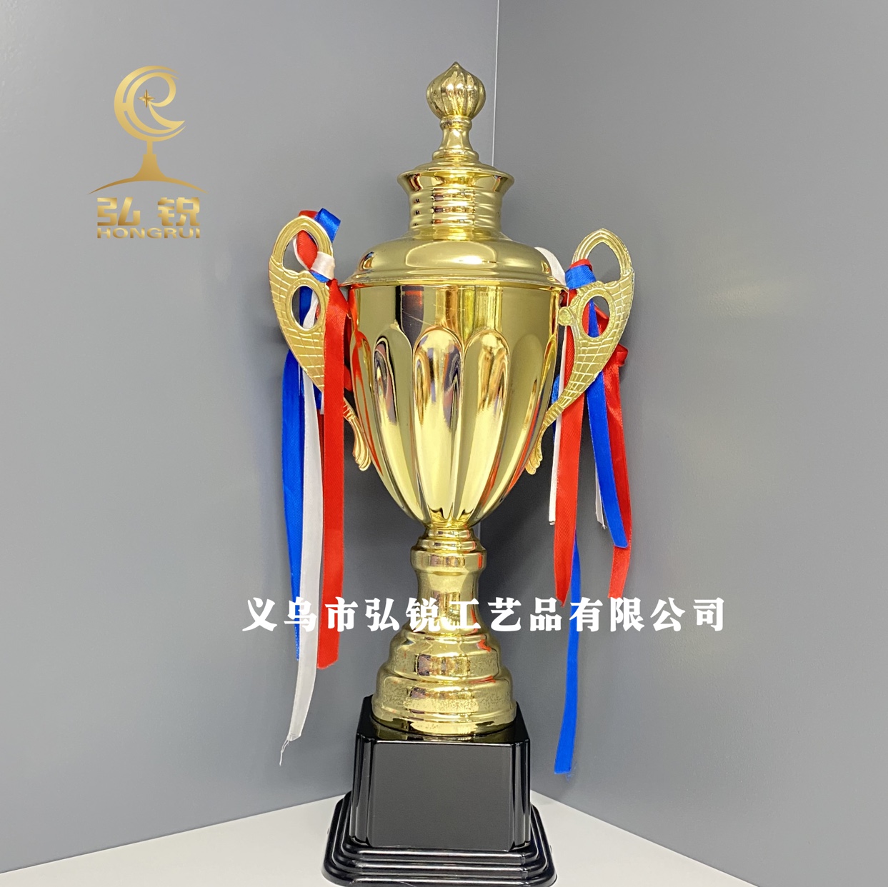 1503A Premium Trophy, Metal Trophy, Electroplated All-metal Trophy, Golden Trophy Specification image