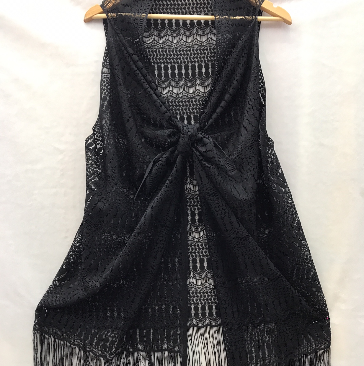 Long fringed lace smock thumbnail