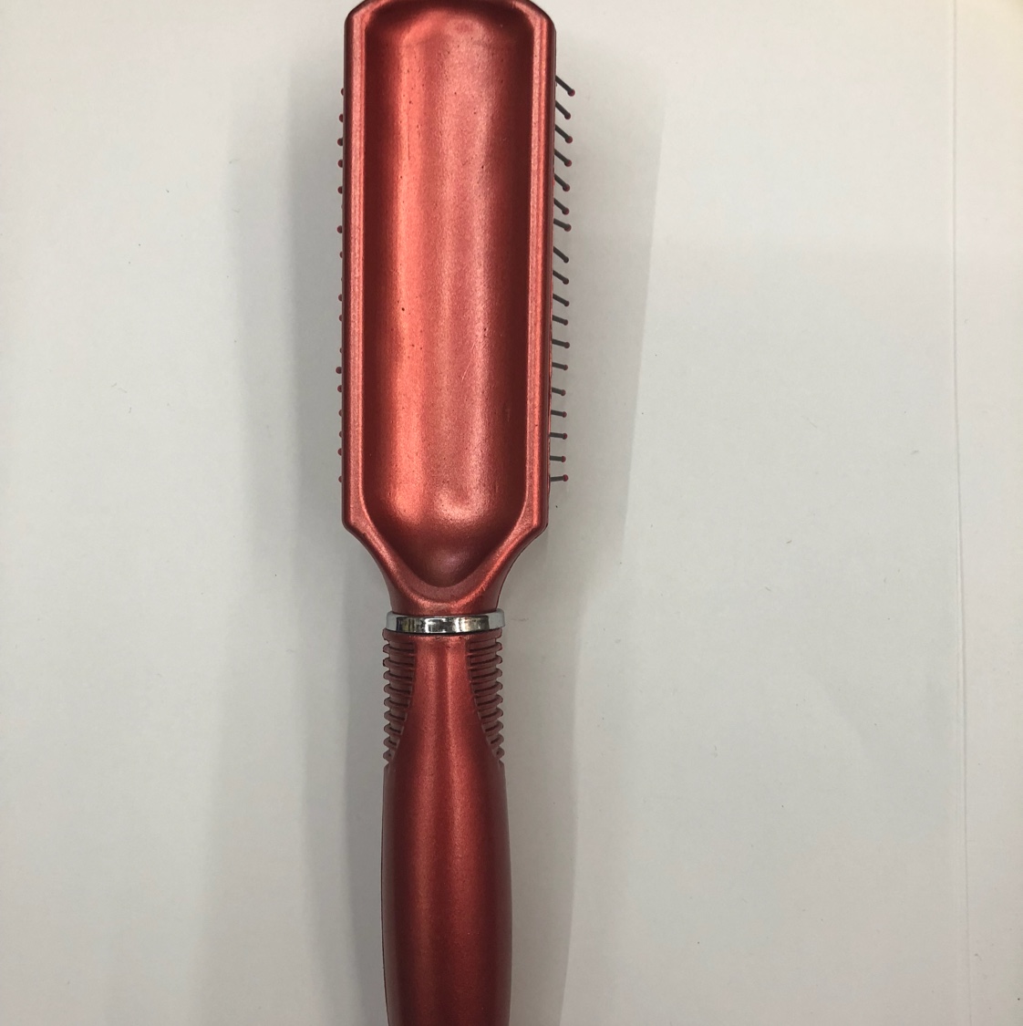 厂家直销塑料喷漆梳子 外贸热销平底梳子 混色发细节图