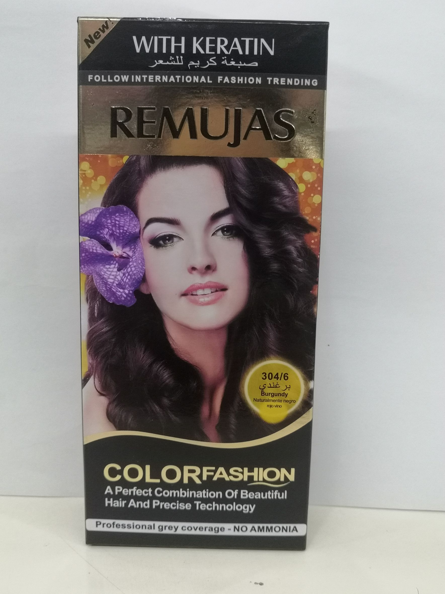 60ml*2 black box REMUJAS hair dye Burgundy thumbnail