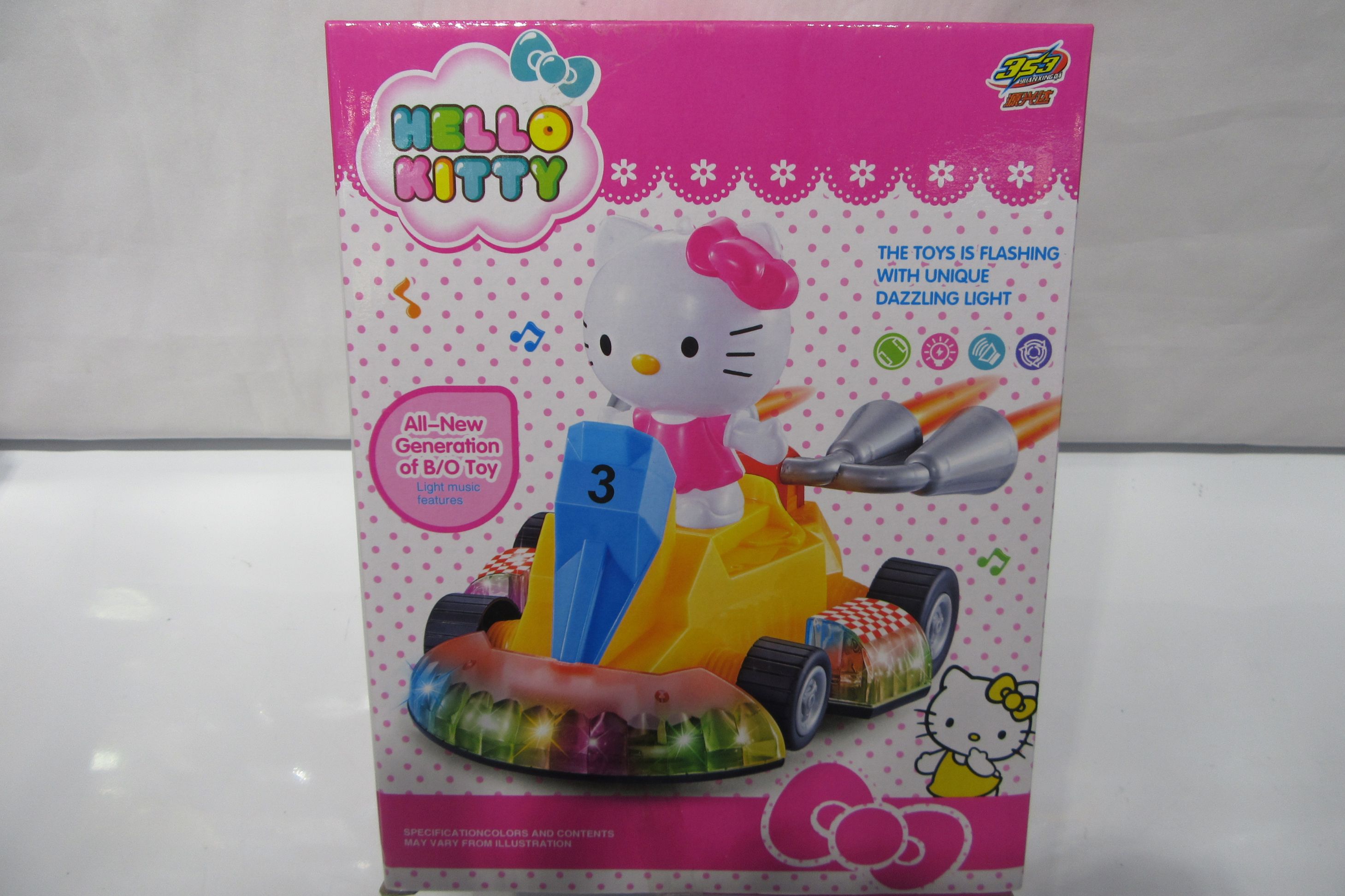 Color Box Electric Universal Kt Cat Kart Toy Electric/Remote Control Toy Electric Doll Plastic Boya Toy 1