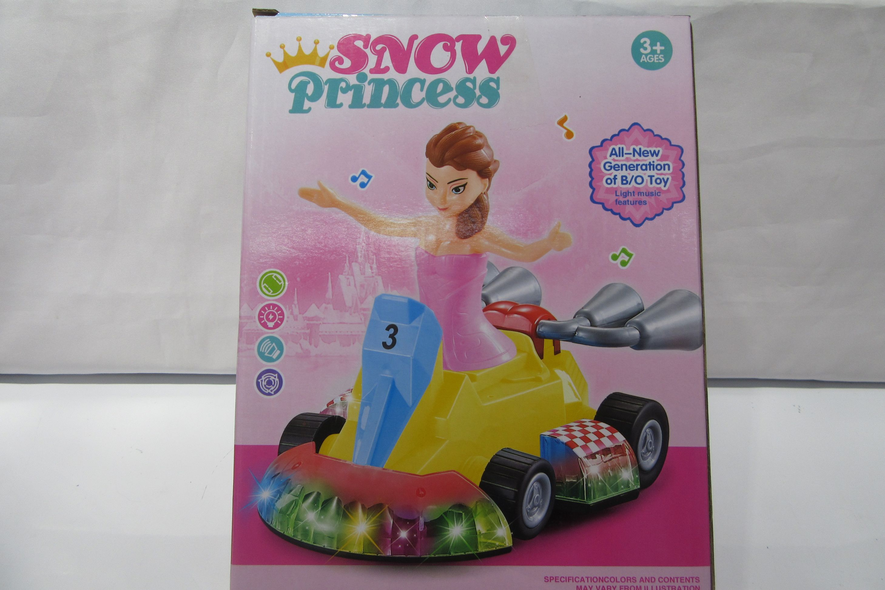 Color Box Electric Universal Princess Kart Toy Electric/Remote Control Toy Electric Doll Boya Toy Plastic 1