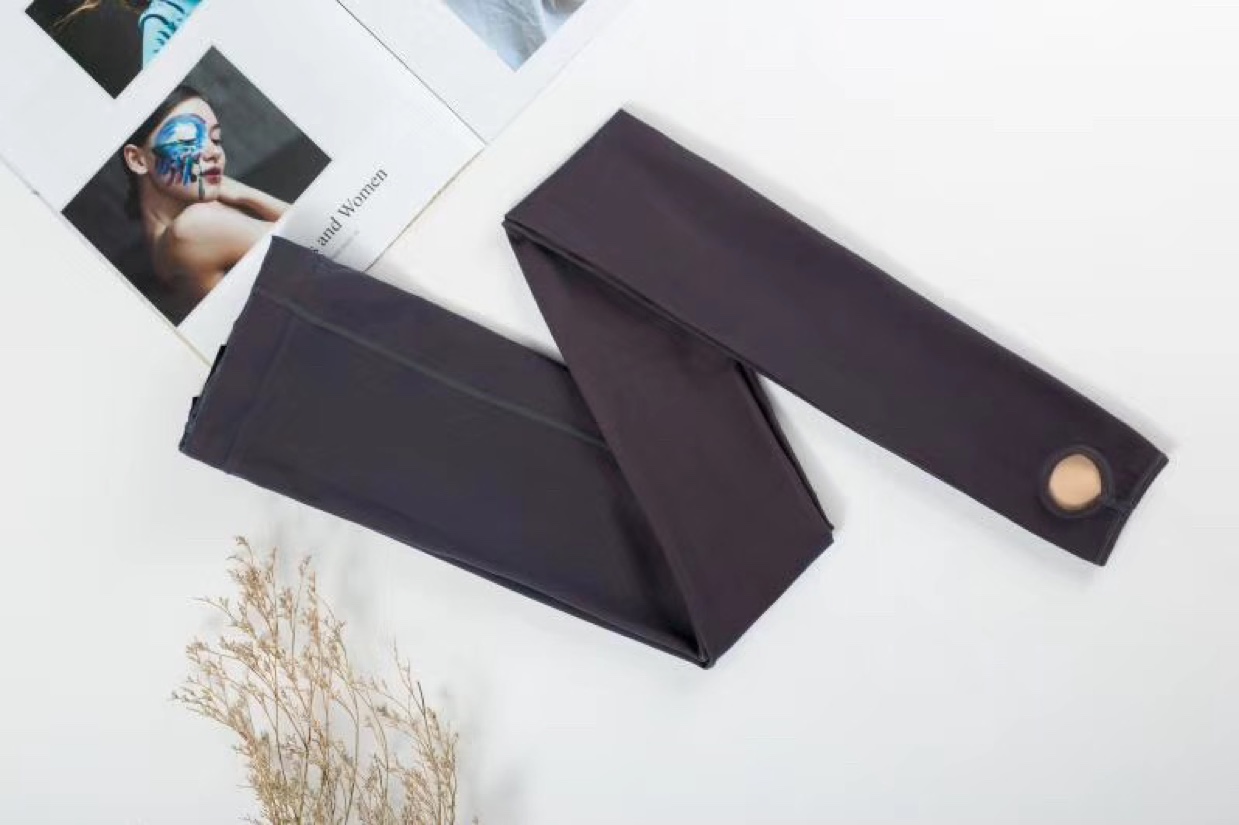 薄款孕妇灰透踩脚