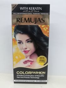 60ml*2 Black box REMUJAS hair dye cream Blue Black