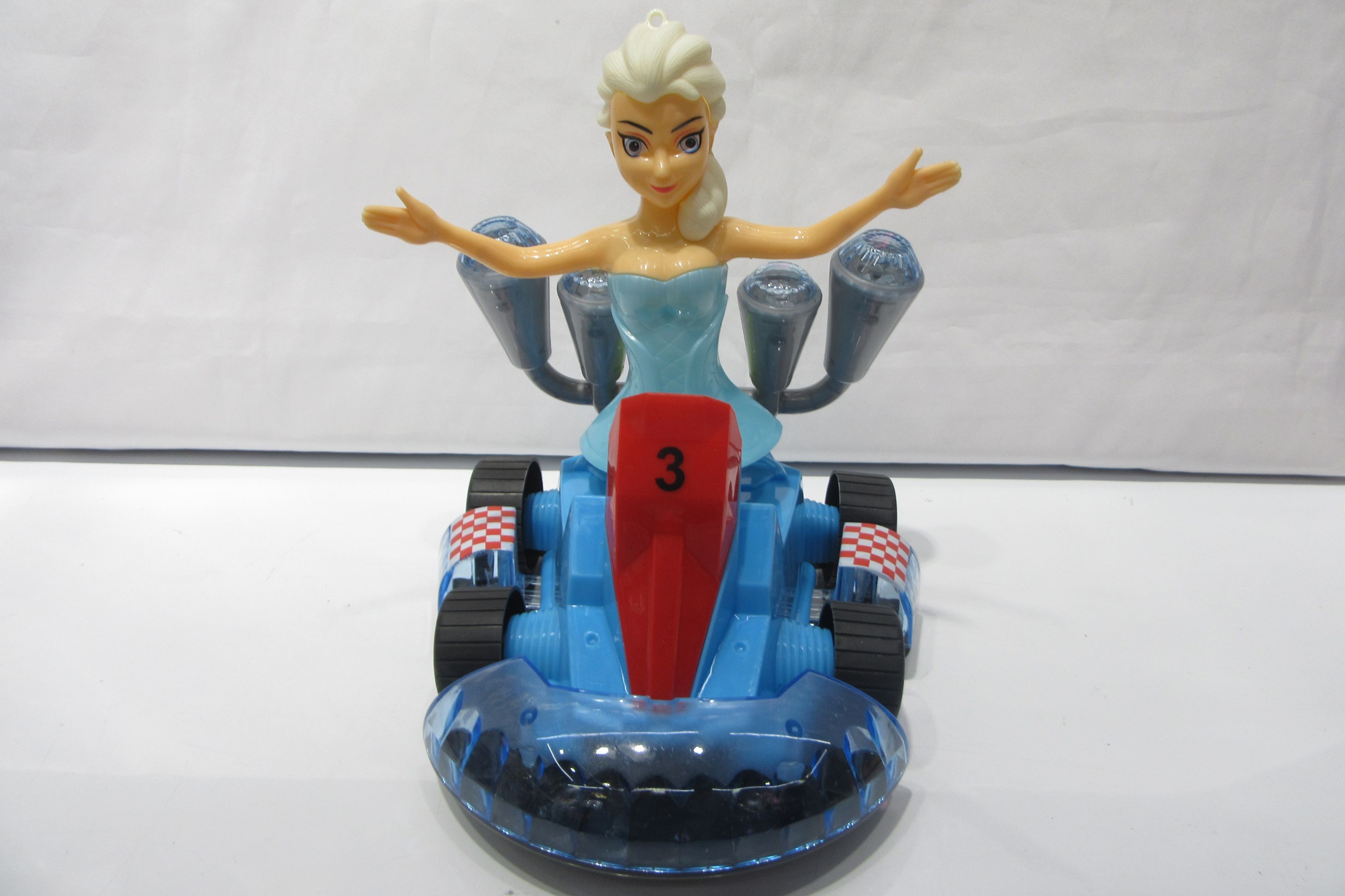 Color Box Electric Universal Princess Kart Toy Electric/Remote Control Toy Electric Doll Boya Toy Plastic 1 details Picture