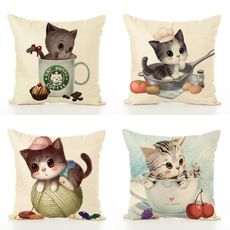 Amazon's best-selling baby plush green plant pillow cover, sofa cushion, ins custom 9