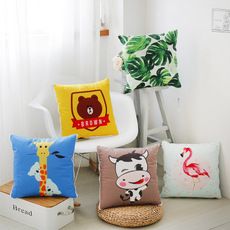 Simple home cushion cover, Amazon Home custom throw pillow, pillow cover, waist pillow, office advertising pillow 1