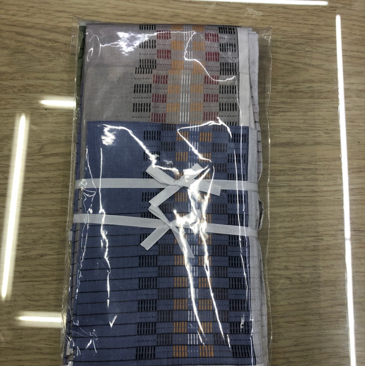 提花格子手帕产品图